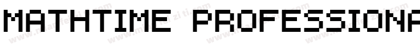 MathTime Professional字体转换